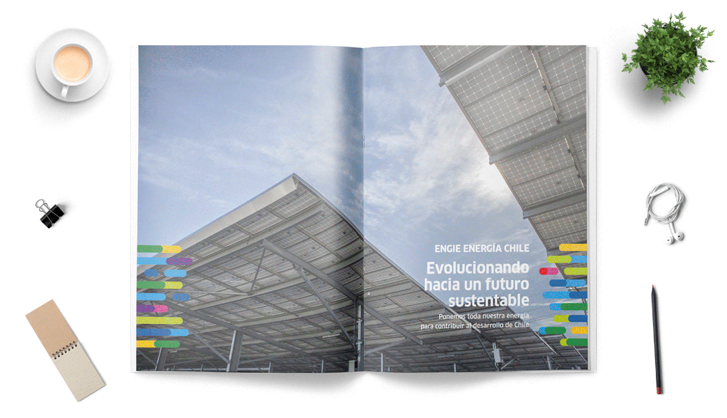 Memoria Engie — Diseño editorial para memoria anual